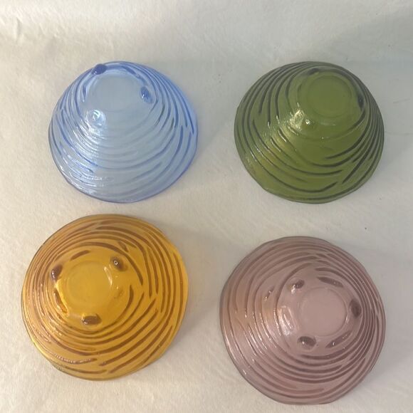 Longaberger Woven Tradition Condiment Dessert Bowl Caddy Wrought Iron Glass Bowl - Picture 7 of 8